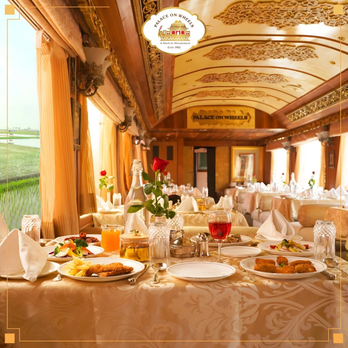 Food on Train: The Regal Gastronomic Journey of the Palace on Wheels